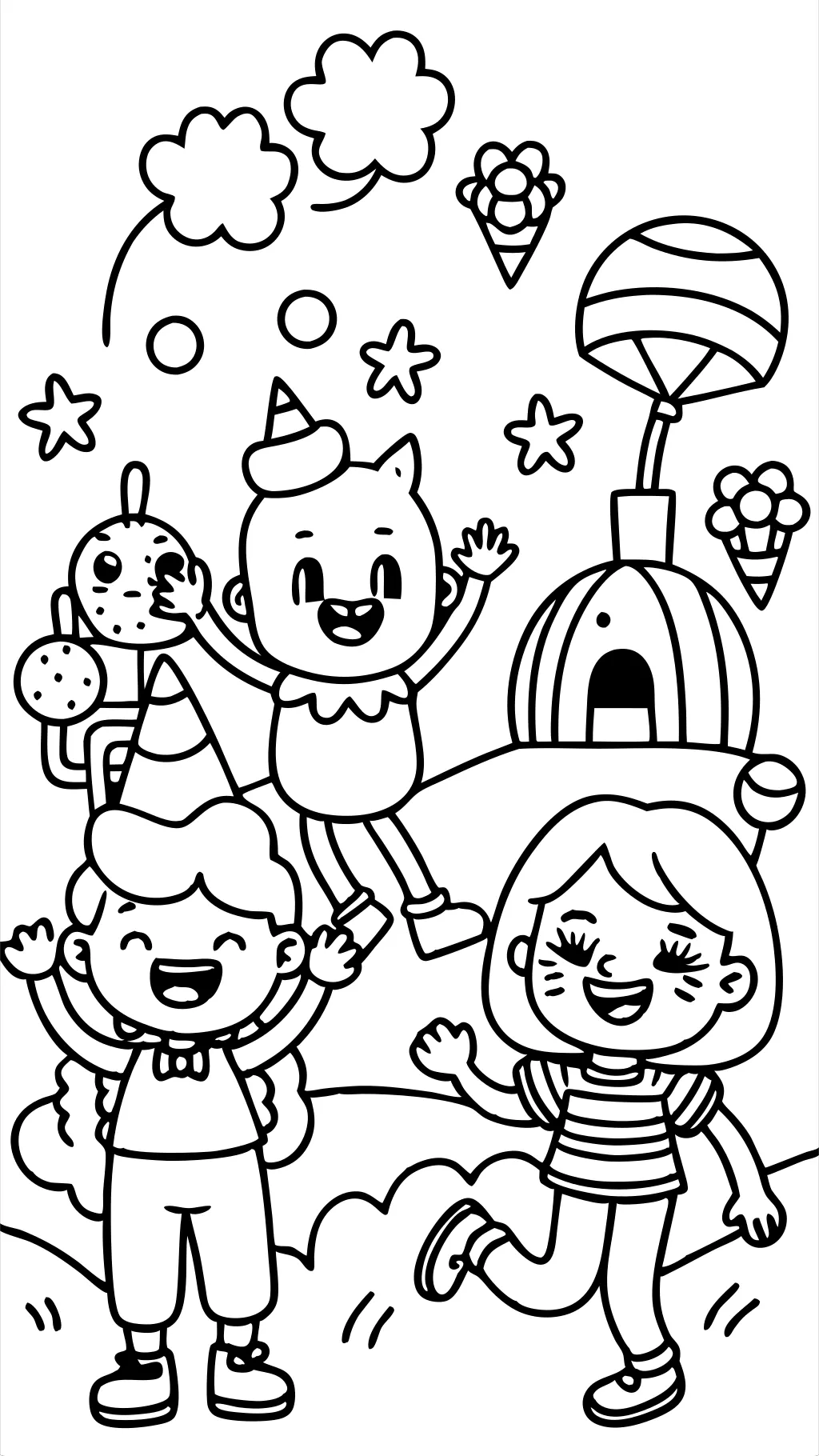 lankybox coloring pages